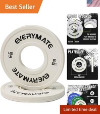 Color-Coded Weight Plates: 1.25LB, 2.5LB, 5LB Bumper Plates for Easy Training