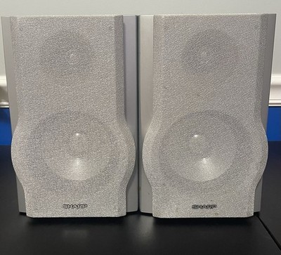 Sharp Bookshelf Speakers Model CP-HP515 Very Good Working Condition 2 Way 