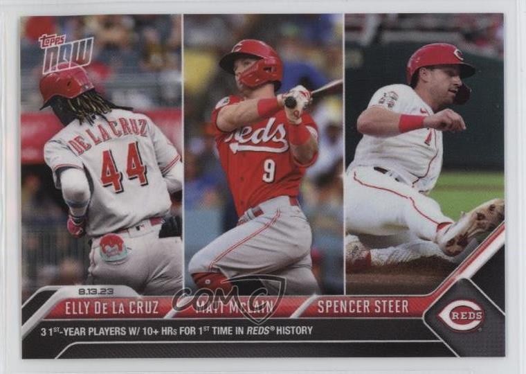 2023 Topps Now /3258 Elly De La Cruz Matt McLain Spencer Steer #699 0xq4