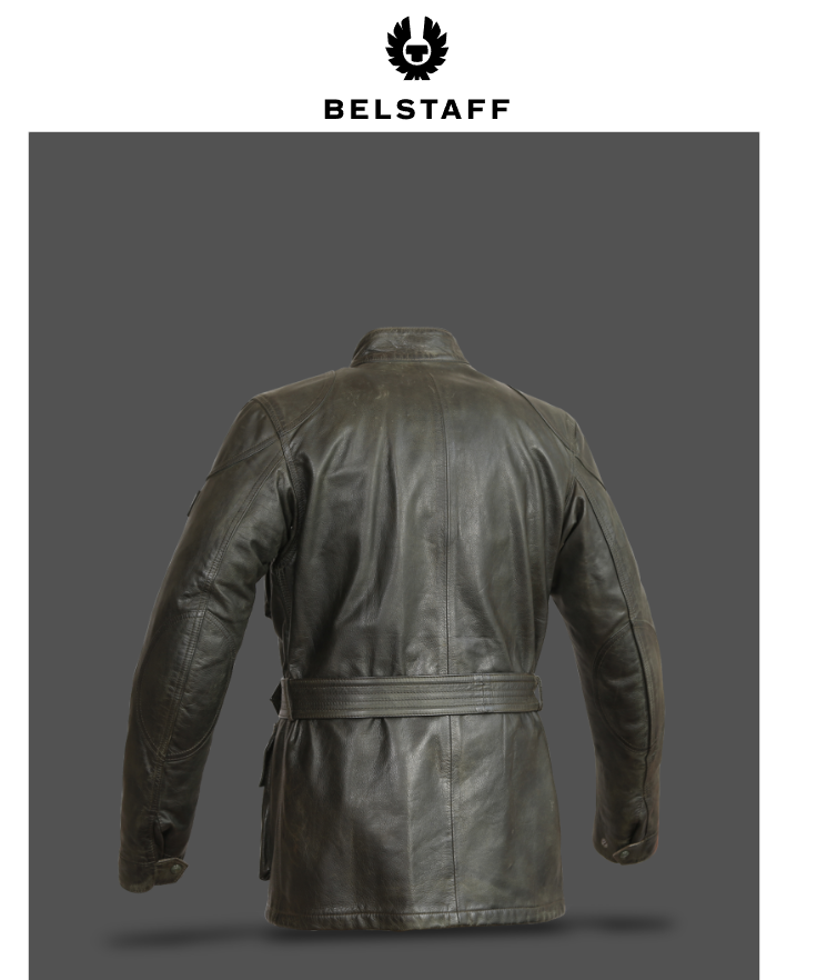 Belstaff Legacy Trialmaster Panther Leather Jacket; EU46, US36