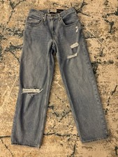 Y2K Levi  s SilverTab 94 Baggy Distressed Baggy Straight Jeans. Size 27. Women  s