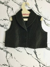 cocon.commerz PRIVATSACHEN PREISSIG Kurze Weste aus VELVETETHIK in braun Größe 2