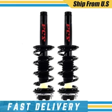 2x Front Complete Strut & Coil Spring Assembly for Audi A6 A6 Quattro A7 Quattro