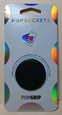 PopSockets PopGrip with Swappable Top for Phones & Tablets  Black (800470)
