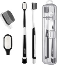 Ultra Extra Soft Toothbrush for Sensitive Gums, New Japanese 20,000 Micro Fine N