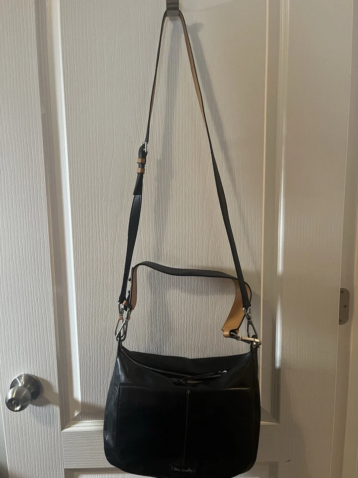 Bandolera cargo de cuero Vera Bradley vintage con correas para el hombro y la bandolera Foto 3 de 4