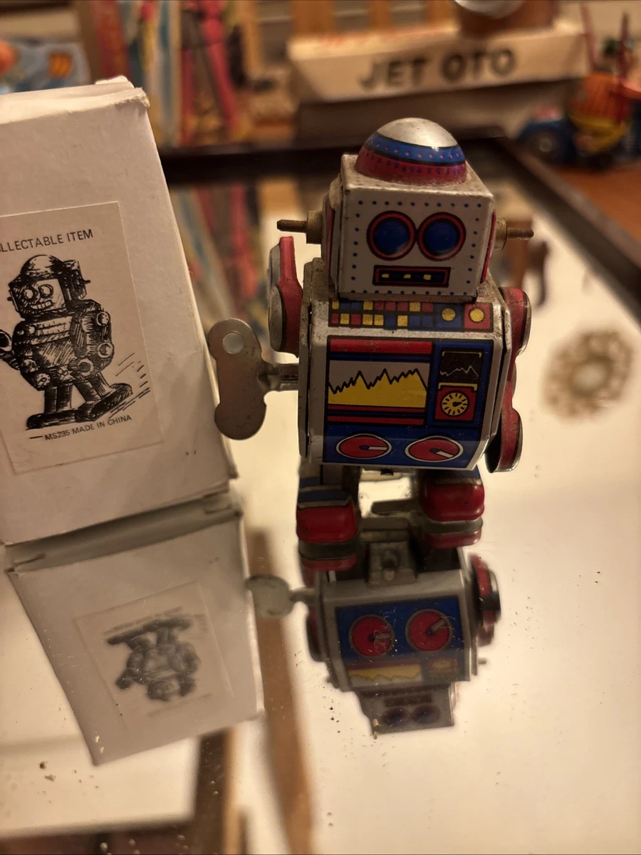 Jouet robot mécanique Vintage Metal à 3,17 euros port inclus