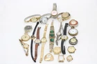 A x22 Vintage Ladies Manual Wind Mixed Wristwatches Not Working Inc Timex Etc