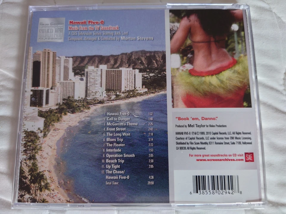 Hawaii Five-0: Music from the TV Soundtrack CD Morton Stevens - MINT - Image 2 of 4