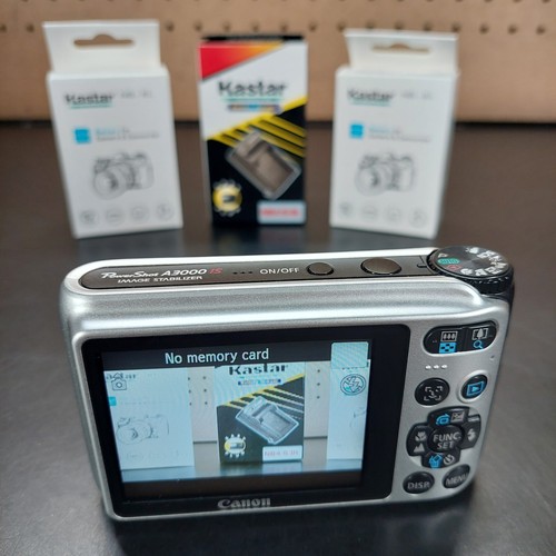 Canon PowerShot A3000 IS 10.0MP Digital Camera - Silver - Picture 3 of 6