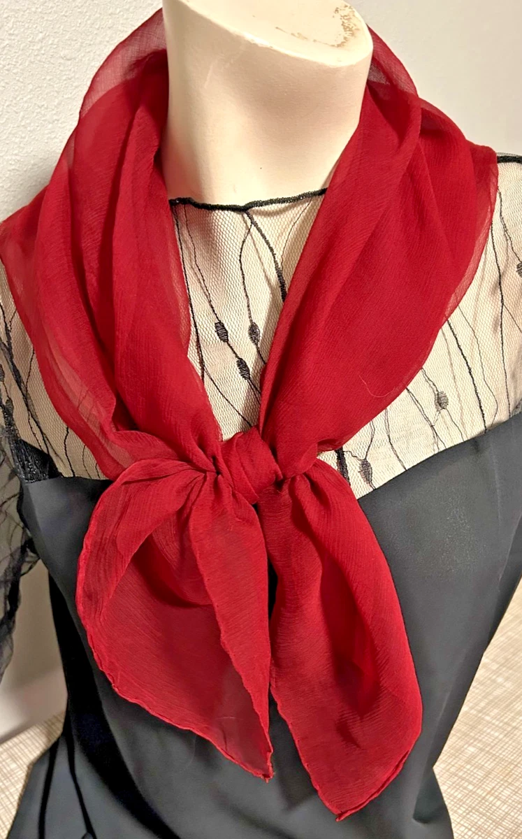 100% Silk Vintage Scarves & Wraps for sale - eBay