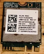 Hp Wi-Fi Card Realtek RTL8821CE