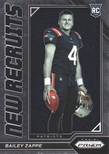 2022 Panini Prizm Football Trading Card New Recruits #NR-7 Bailey Zappe