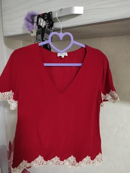 Women Claudie Pierlot Shirt Red 36 / S / 44 #1R01