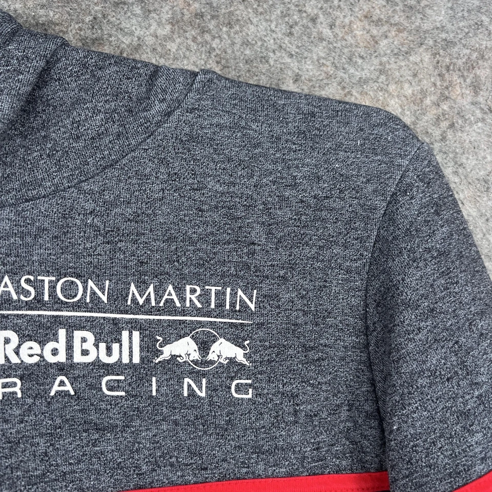Aston Martin Red Bull Racing Hoodie Mens Small Gray Navy Formula 1 F1 Sweatshirt - Image 3 of 4