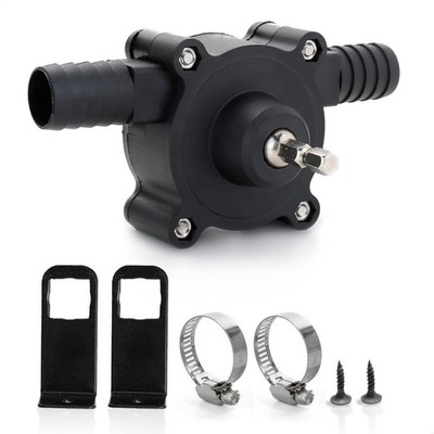 Portable Electric Drill Pump for Easy Water and Liquid Transfer, Self-Priming