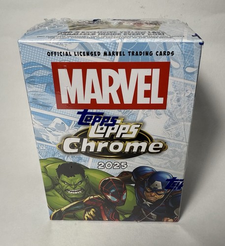 Bulk Quantity 2025 Topps Chrome Marvel Blaster Box Brandneu Factory Sealed