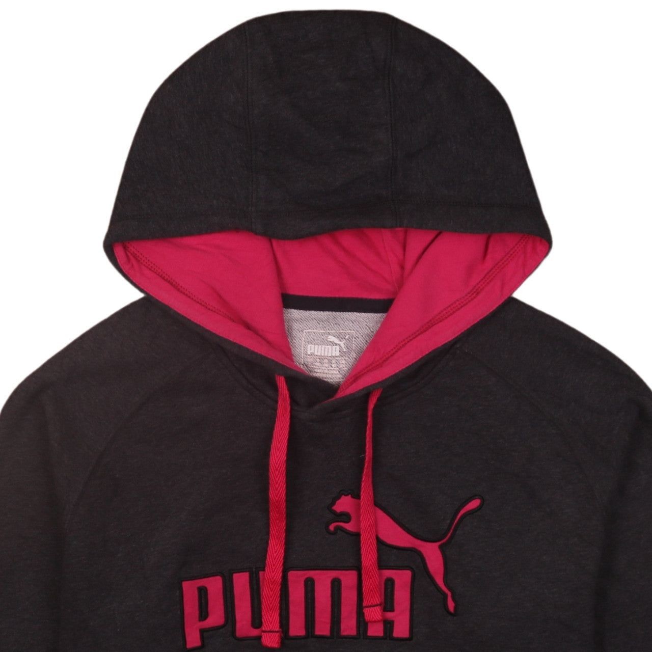 Puma Black Hoodie Womens L image 3