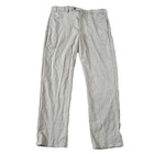 LAUREN RALPH LAUREN Pants Mens 36x32 Gray Pleated Cuffed Dress Slacks Stretch — photo 1