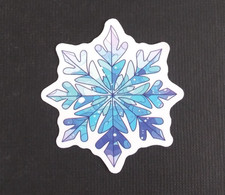 Beautiful Winter Snowflake Christmas Sticker 2" Y 