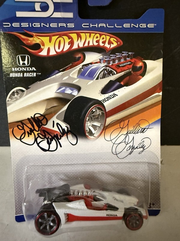 DESIGNERS CHALLENGE HONDA RACER Signed By Actual Designer Guillermo Gonzalez