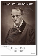 Charles Baudelaire - NEW Famous French Poet POSTER