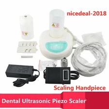 Portable Dental Ultrasonic Scaler w/ 2 Bottle+Handpiece+6 Tip For EMS WOODPECKER