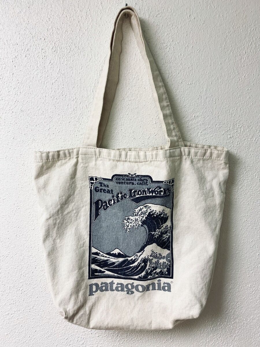 Patagonia Vintage Canvas Tote Bag Great Pacific Iron Works Patagonia Vintage Canvas Tote Bag Great Pacific Iron Works