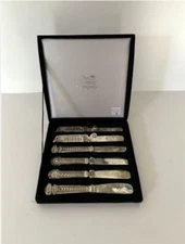 Canape Knife Sets Spreaders Godinger Bombay Company Cheese Spread Knives