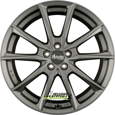 4x Advanti Racing Centurio matt gunmetal 7.5x17 ET45 - LK5/108 ML67.1 Felge Alu