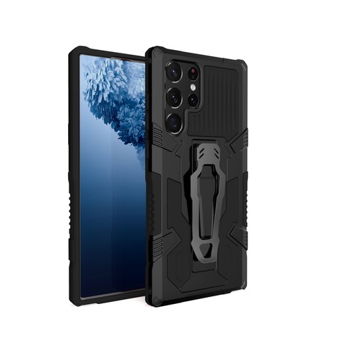 Men's Kickstand Belt Clip Rugged Back Case For Samsung Galaxy S24 S23 S22 S21 FE - 第 9/50 張圖片