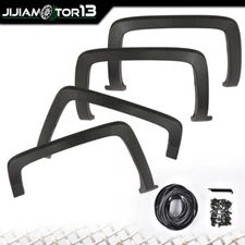 4PCS FACTORY STYLE WHEEL FENDER FLARES FIT FOR 2014-2019 CHEVY SILVERADO 1500