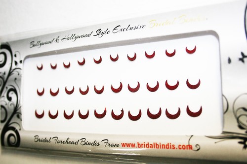 Crescent moon Bindi & Tear Drop Temporary Tattoo Indian Forehead Velvet Stickers - Picture 3 of 3