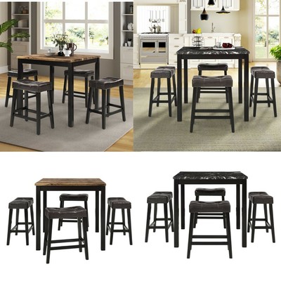 Dining Room Table Set Wooden Kitchen Tables And Chairs 5 Piece