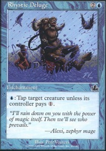 Rhystic Deluge - Foil ~ Lightly Played Prophecy MTG Magic UltimateMTG Blue Card