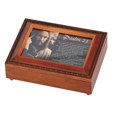 Dicksons Psalm 23 - Amazing Grace, Woodgrain Finish 8 x 6 Inch Polymer Trinke...