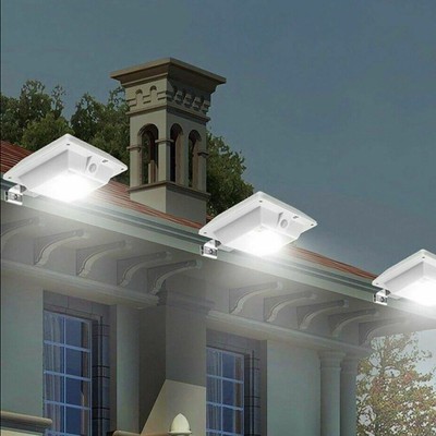 6 LED Waterproof Solar Power Fence Light Garden Security Gutter Lamp Outdoor 4X