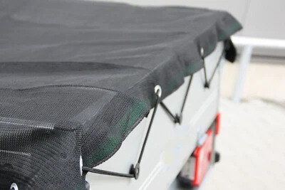 P4U Anhängernetz + Gummizug Anhängerplane Containernetz Ladungssicherung Gewebe