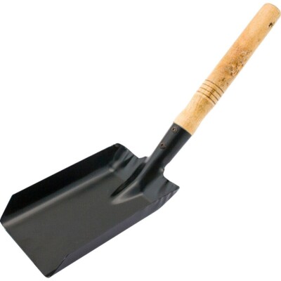 40cm Wooden Handle Shovel Garden Dust Pan Coal Ash Shovel Leaves Indoor Outdoor