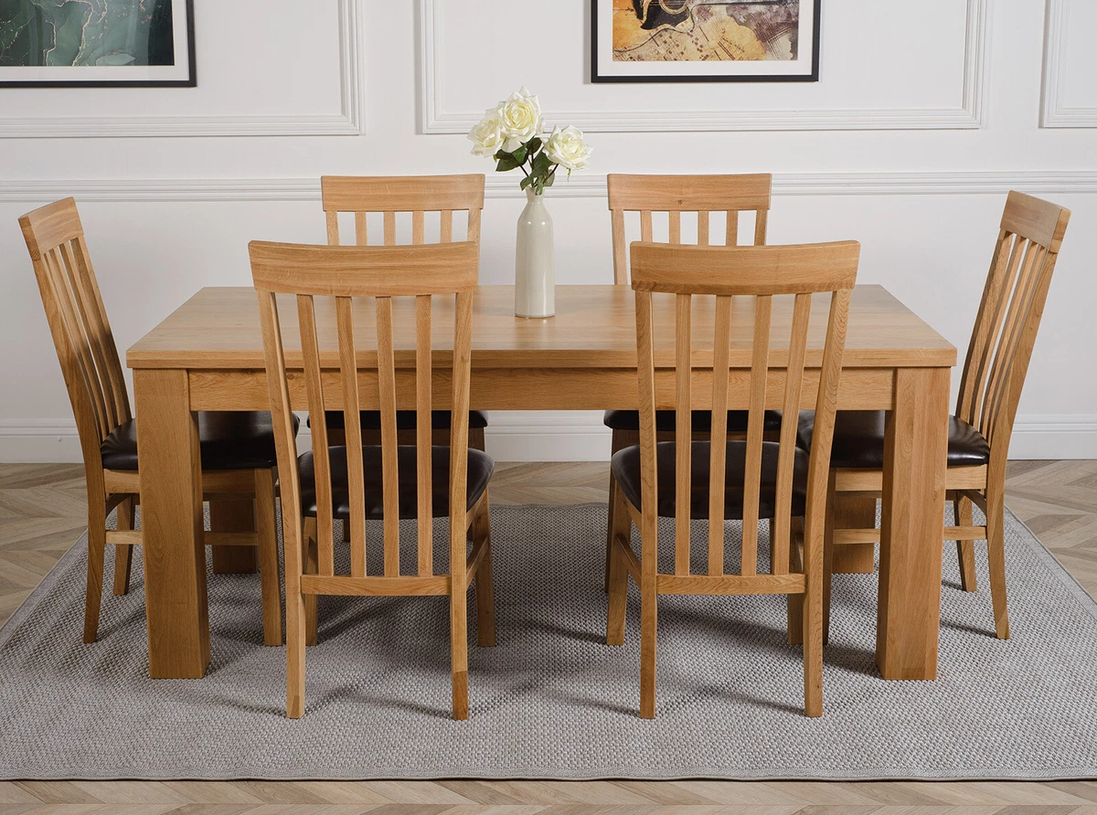 Ebay large dining table and chairs deals