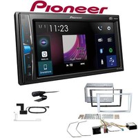 Pioneer 2-DIN Autoradio Bluetooth Dab+ FüR Opel Zafira B Matt-Chrome Inkl Canbus