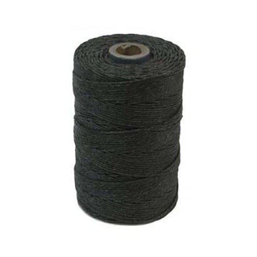 Irish Waxed Linen Thread Charcoal Gray 43663 (50gr, 100y) 4Ply 1mm Cord