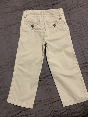 Kids Tommy Hilfiger Khaki Pants Size 4 - Picture 2 of 4