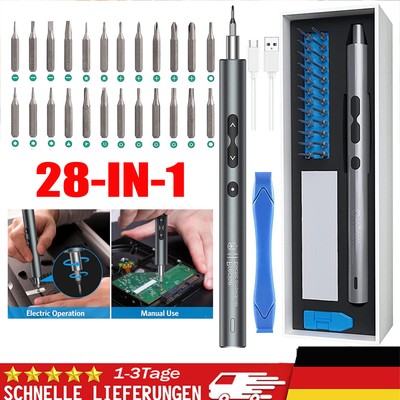 28 IN 1 Cordless Mini Power Precision Screwdriver Electric Screwdriver Kit Set