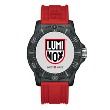 New 23mm LUMINOX Genuine Rubber Strap Red Diver Watch Band EVO XV Navy Seal