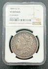 1889 CC Morgan Silver Dollar $1 NGC VF Details Cleaned