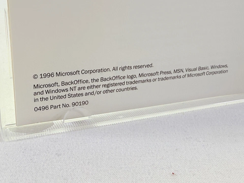 MICROSOFT SQL Server 1996 Vintage Never Used - Image 4 of 4