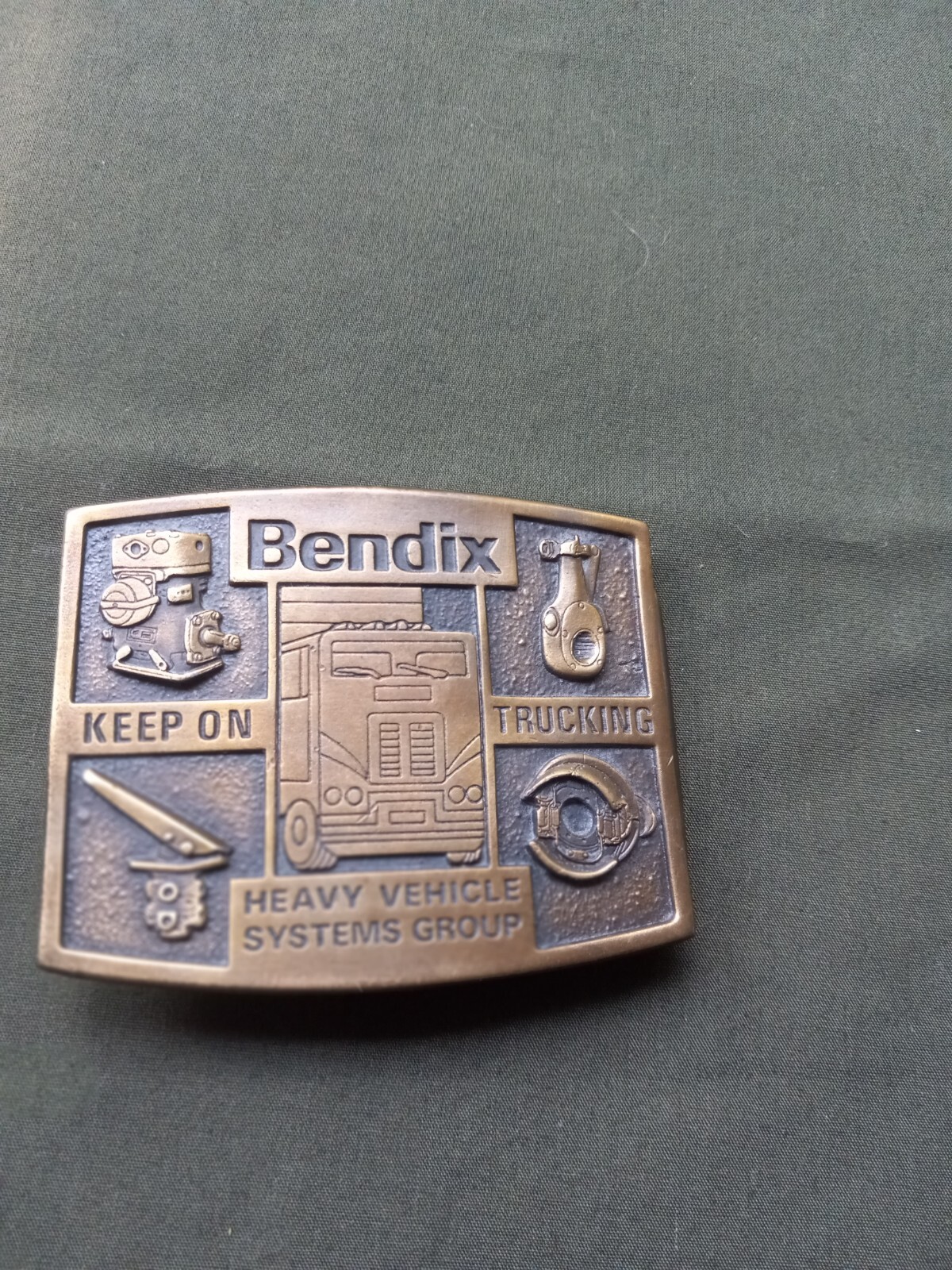 VINTAGE BENDIX HEAVY VEHICLE SYSTEM GROUP BELT BUCKLE eBay