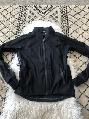 Aether Women Jacket Shell Union Full Zip Black Size 2 Cycling Water Resistant A