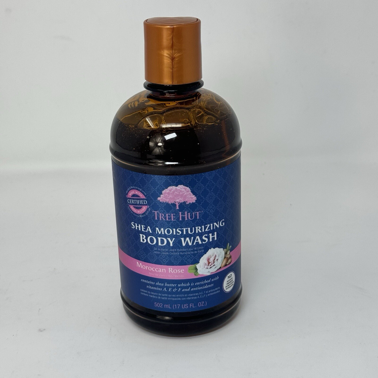 Tree Hut Shea Moisturizing Body Wash Moroccan Rose 17oz NEW HTF Antioxidants